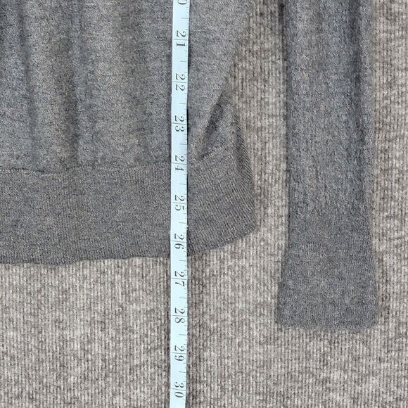Theyskens Theory Sweater Womens XS* Gray Cashmere Silk Blend Off Shoulder Straps - Picture 4 of 11